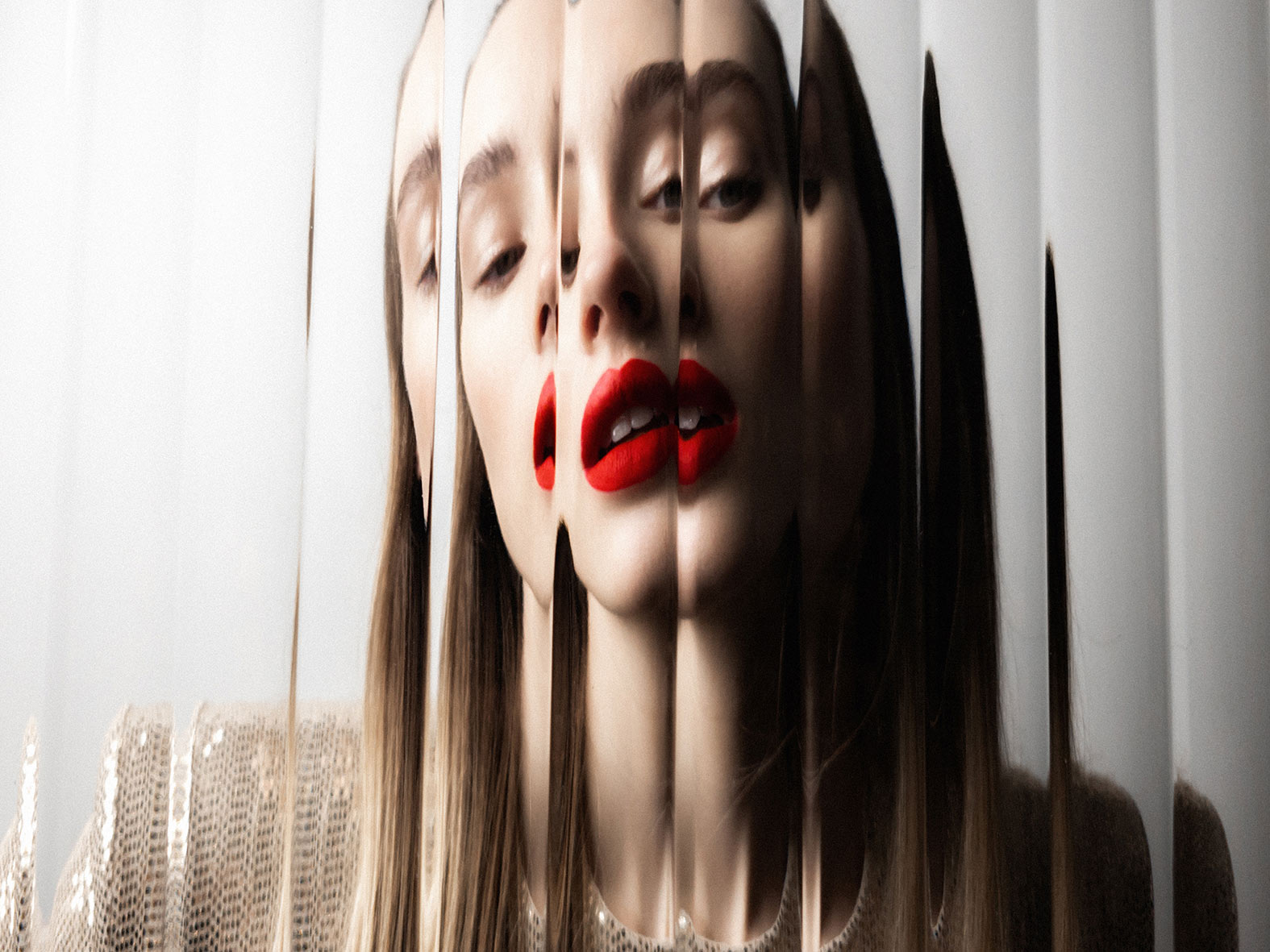 Matilda Foley Beauty Citizen NZ Blonde Model Sequin Dress