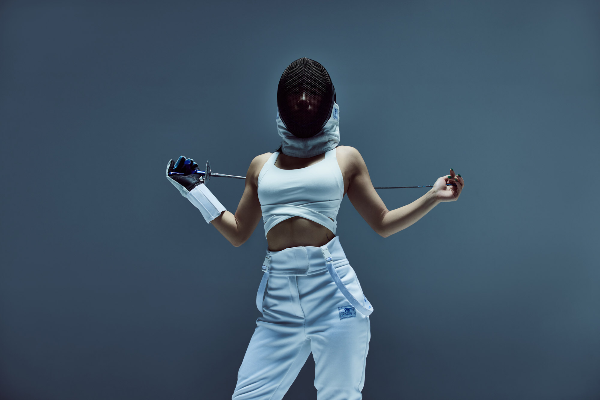 woman fencer face wanlin